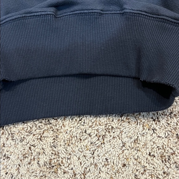 Abercrombie & Fitch Navy Sweatshirt with White Logo - Picture 8 of 10